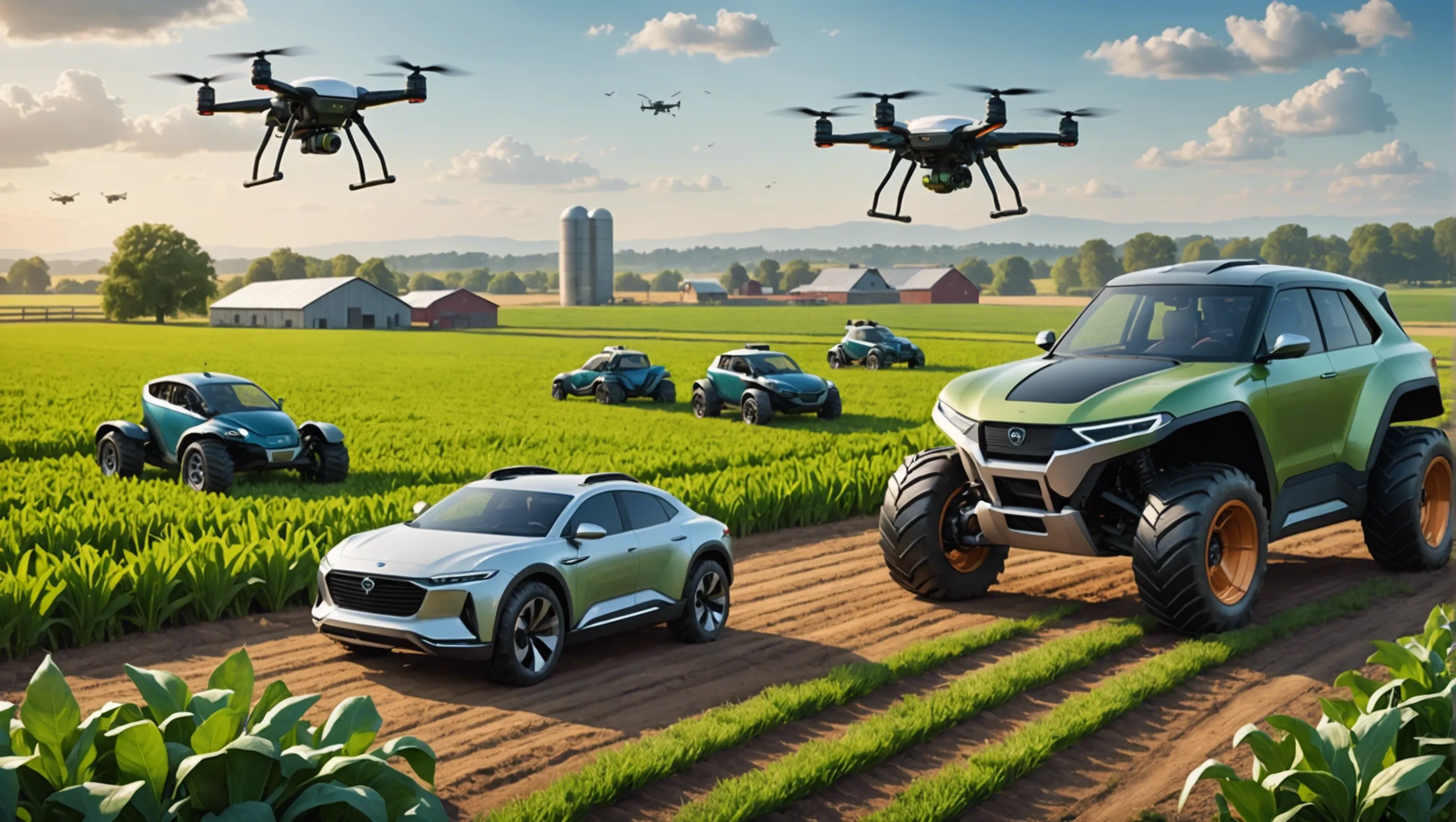 Véhicules autonomes pour l'agriculture