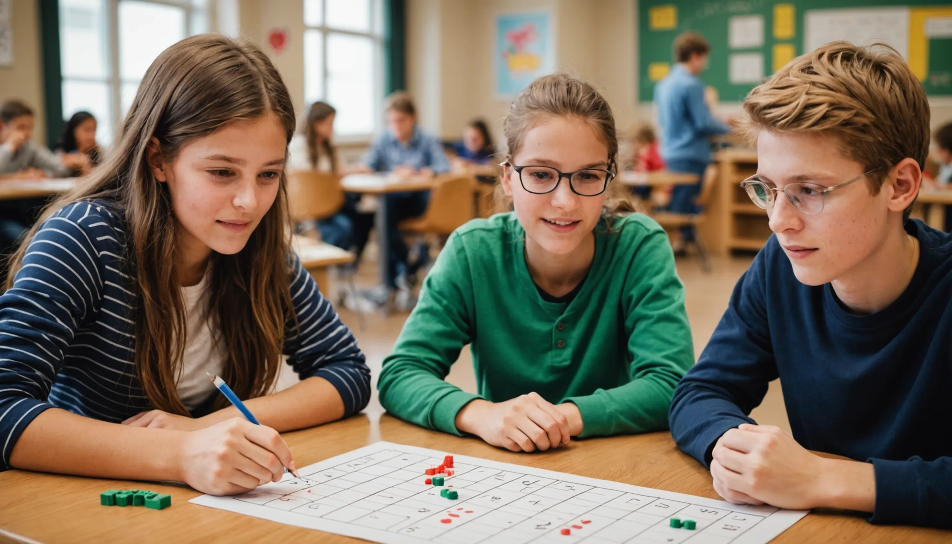 Improving math skills with Baugarten game