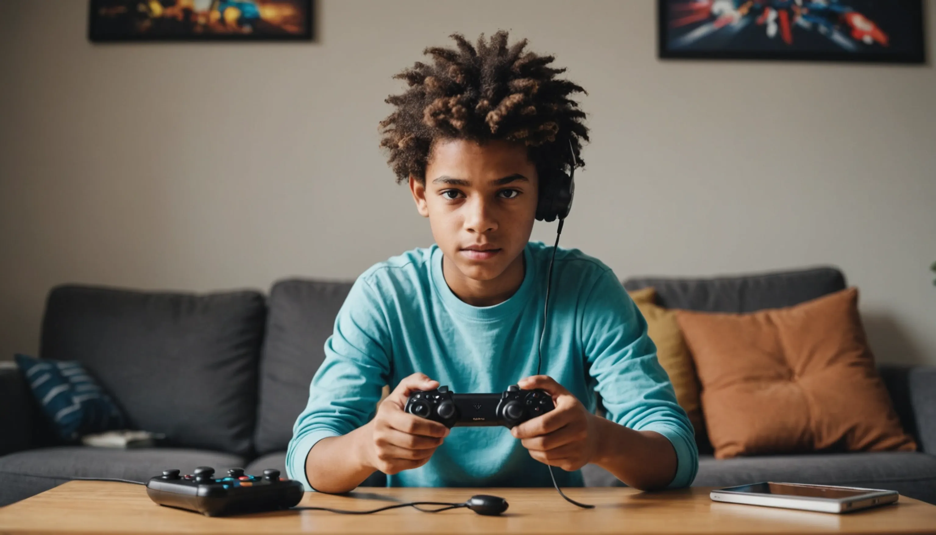 Teenager playing video games and its effects on brain development