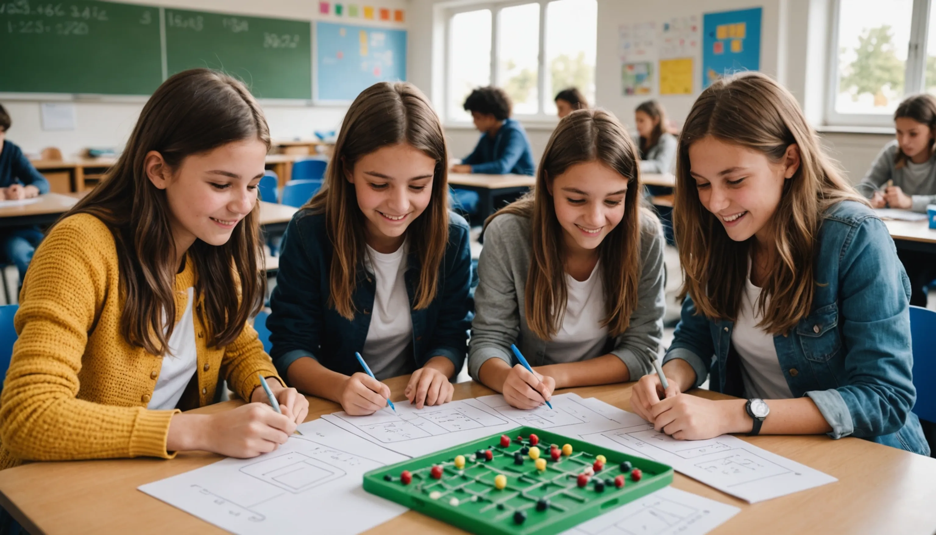 Engaging math games for teenagers in school settings