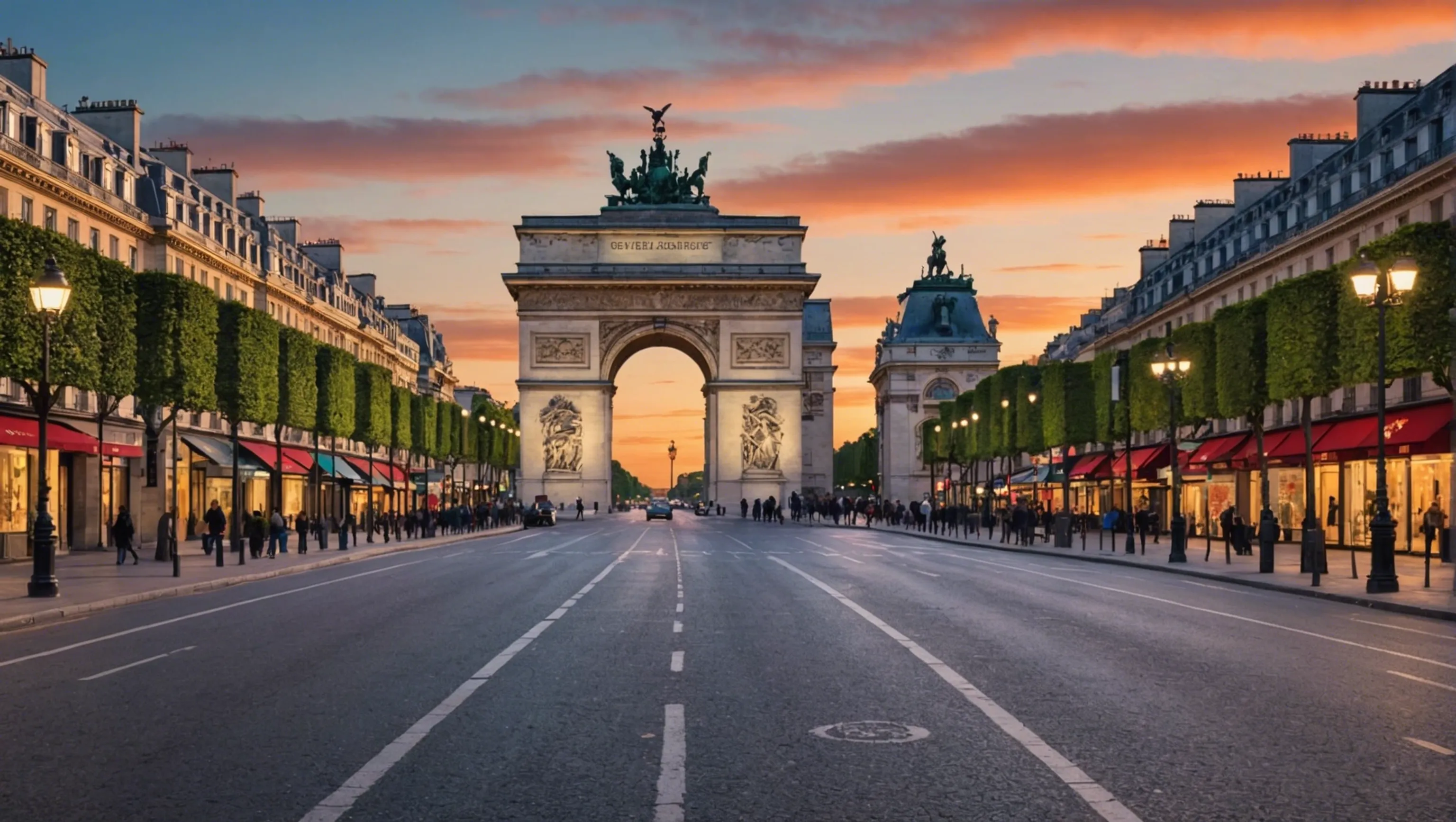 Les Champs-Élysées : Capturer l'élégance parisienne