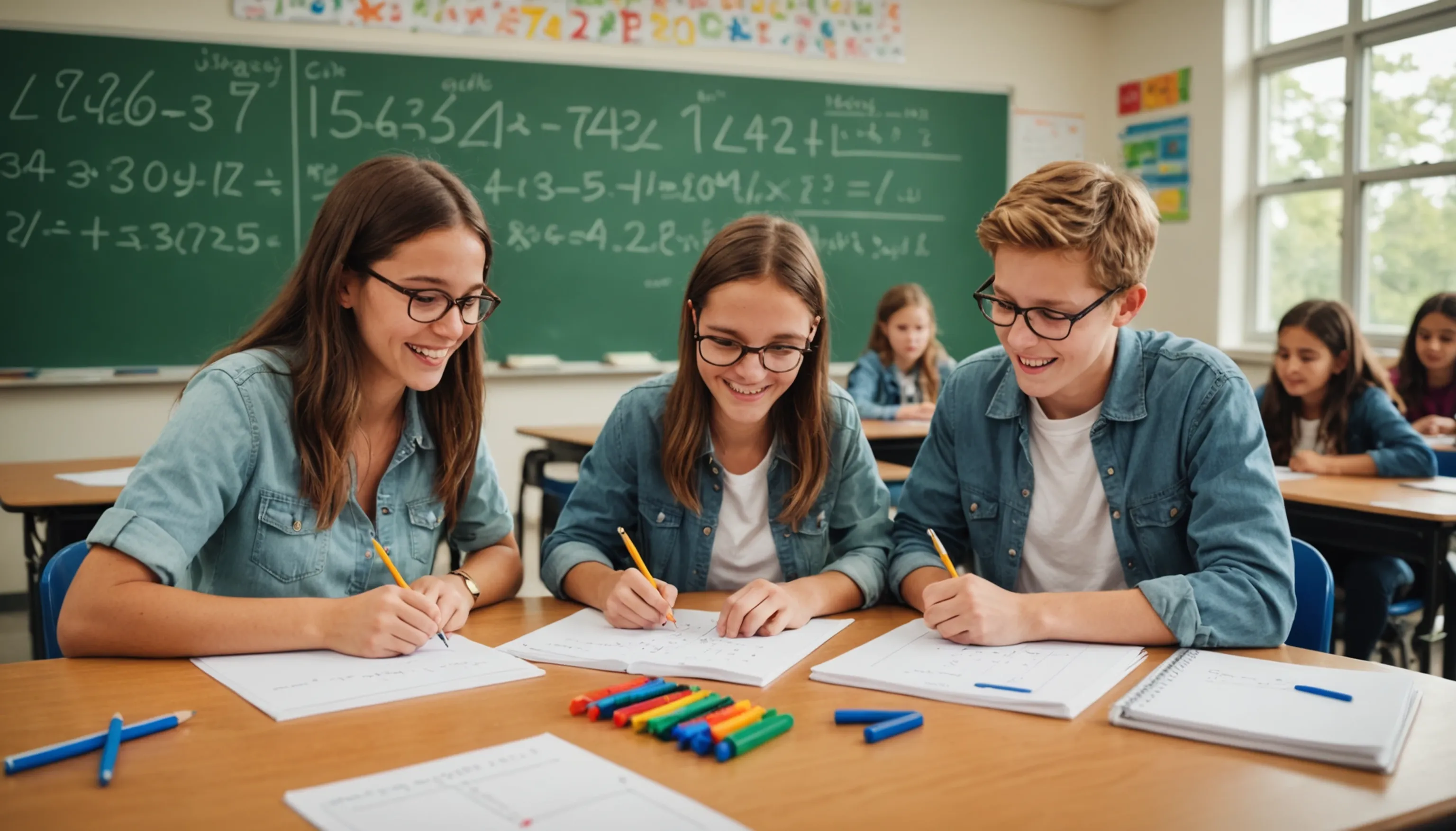 Positive emotions leading to improved math skills in students