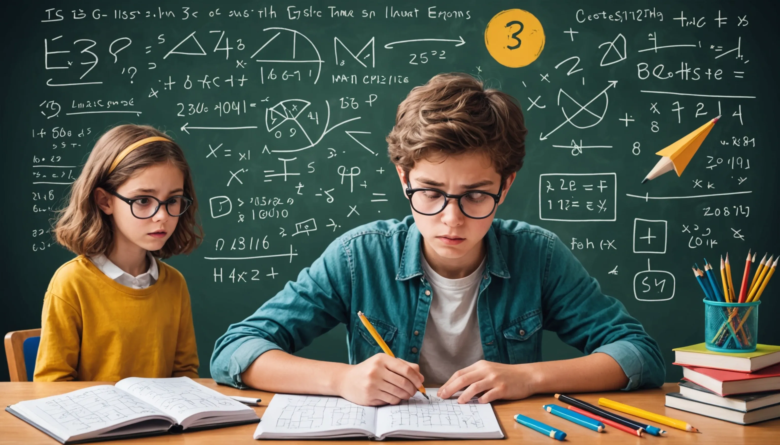 Causes of math phobia in teenagers including negative experiences and pressure