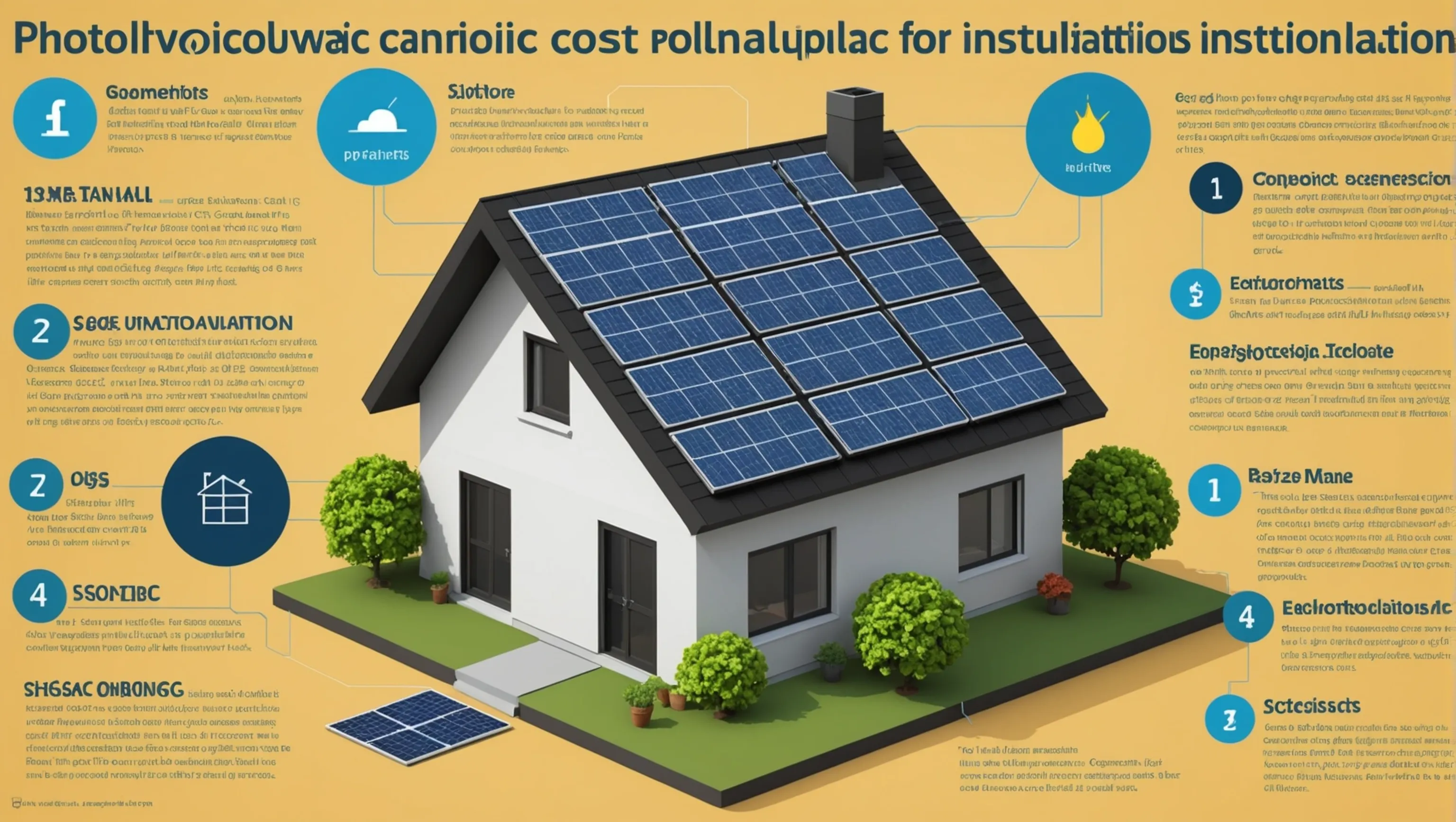 Coût initial des installations de panneaux solaires photovoltaïques