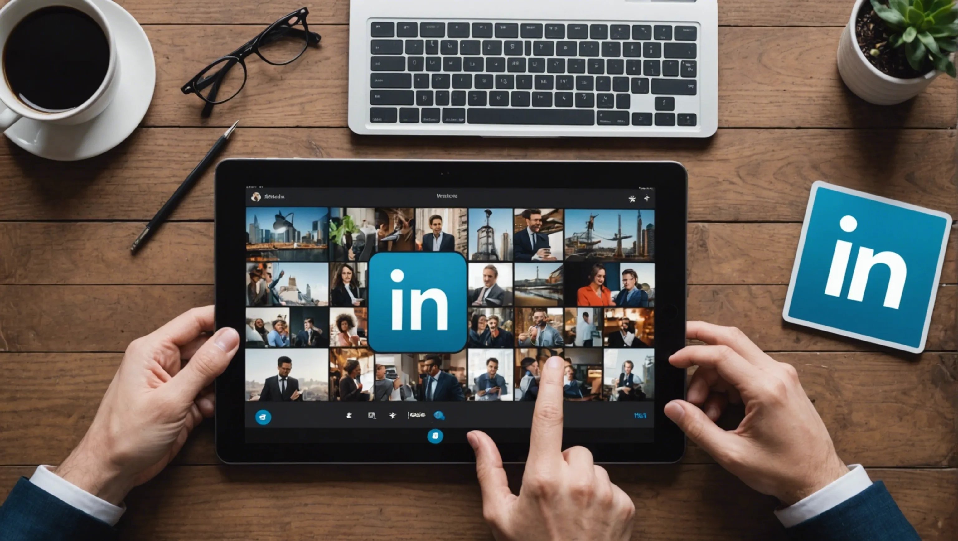 Verwenden relevanter Hashtags auf LinkedIn