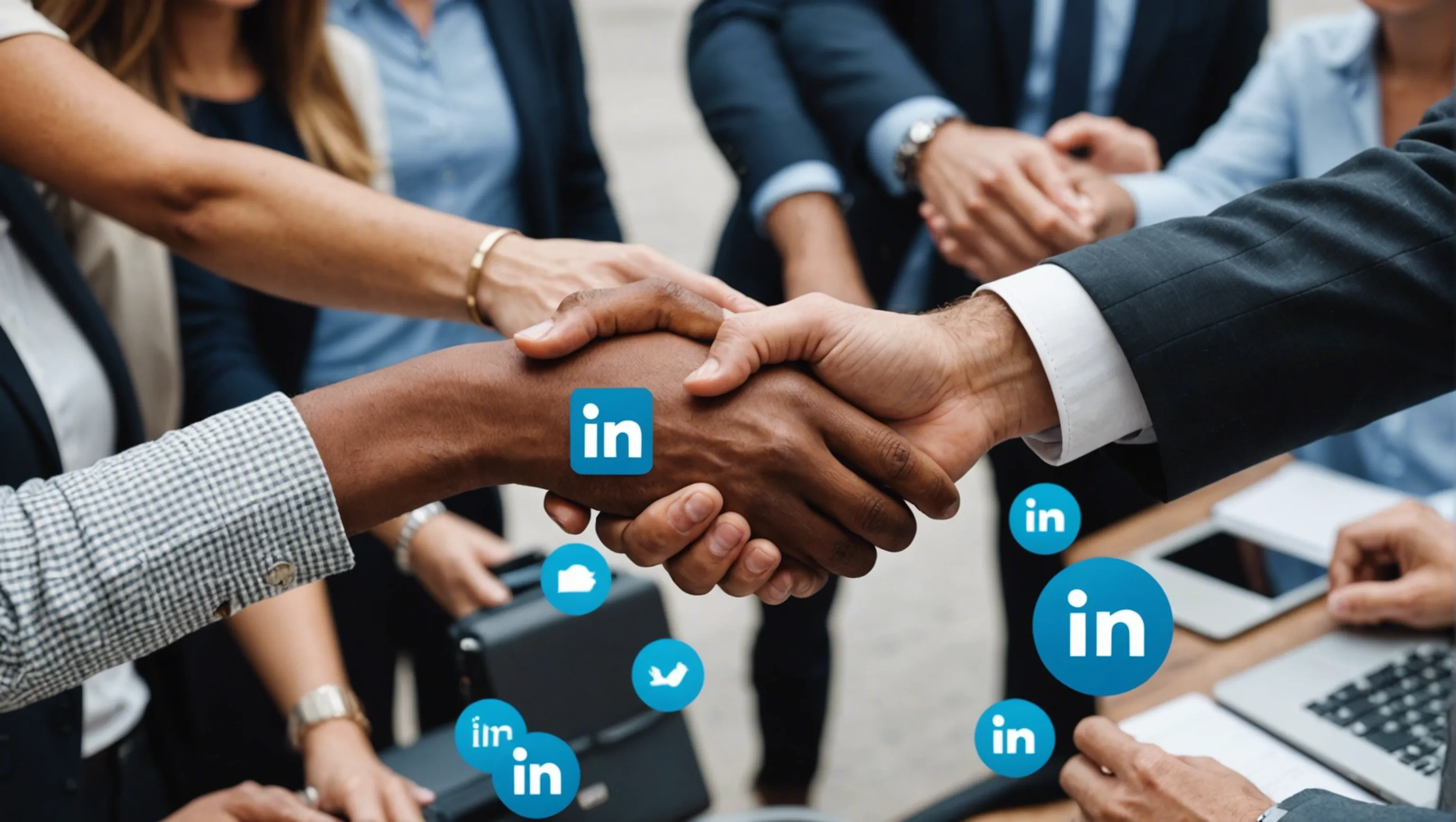 Networking und Aufbau von Beziehungen mit Unternehmen auf LinkedIn