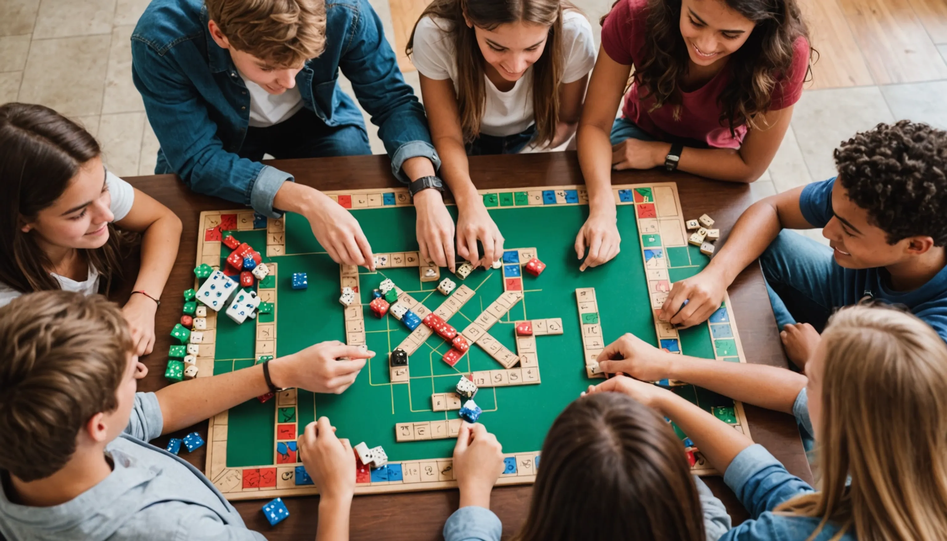 Board games designed to enhance algebra skills for teenagers