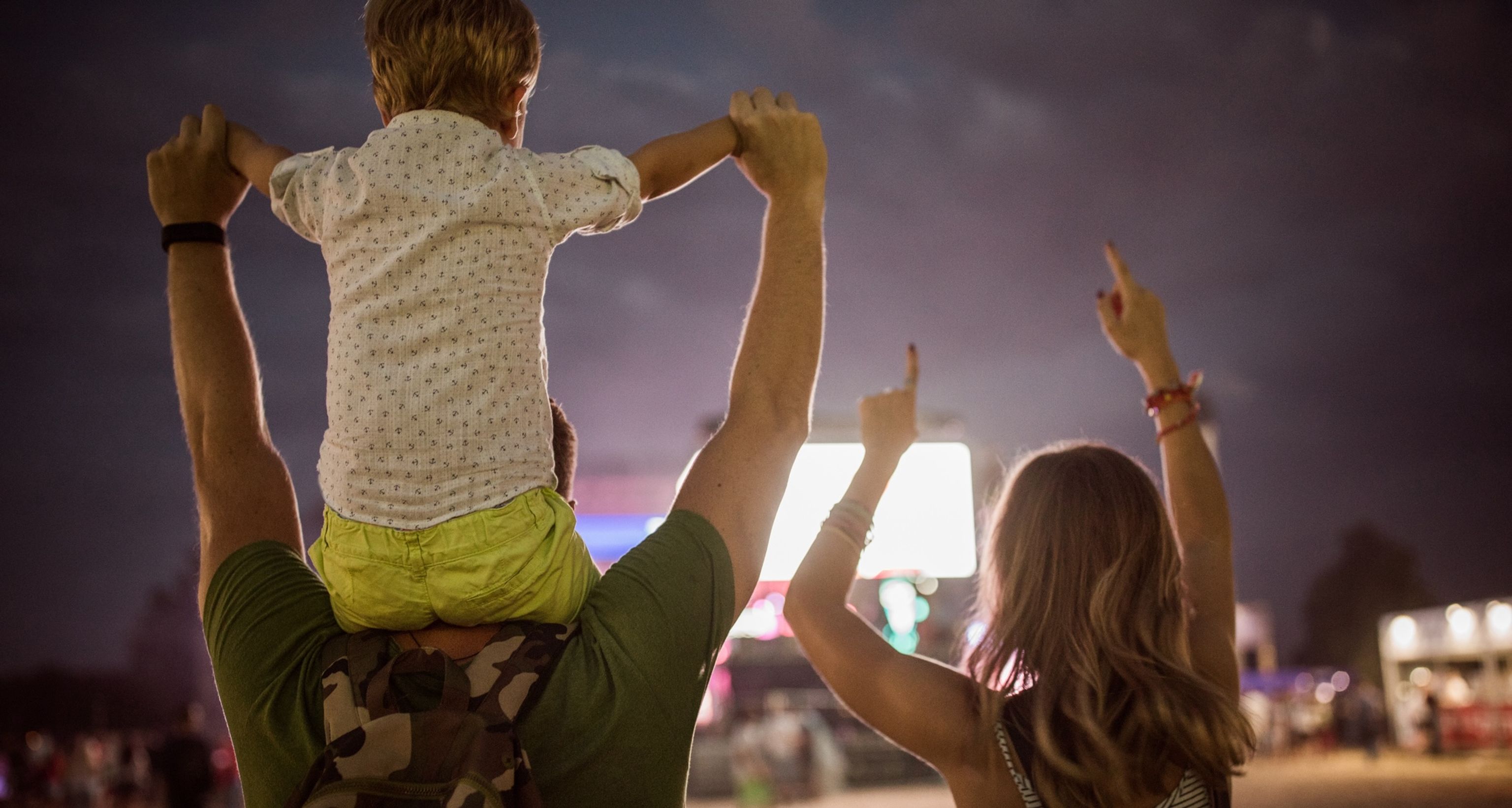 Families enjoying music and dance activities in San Diego