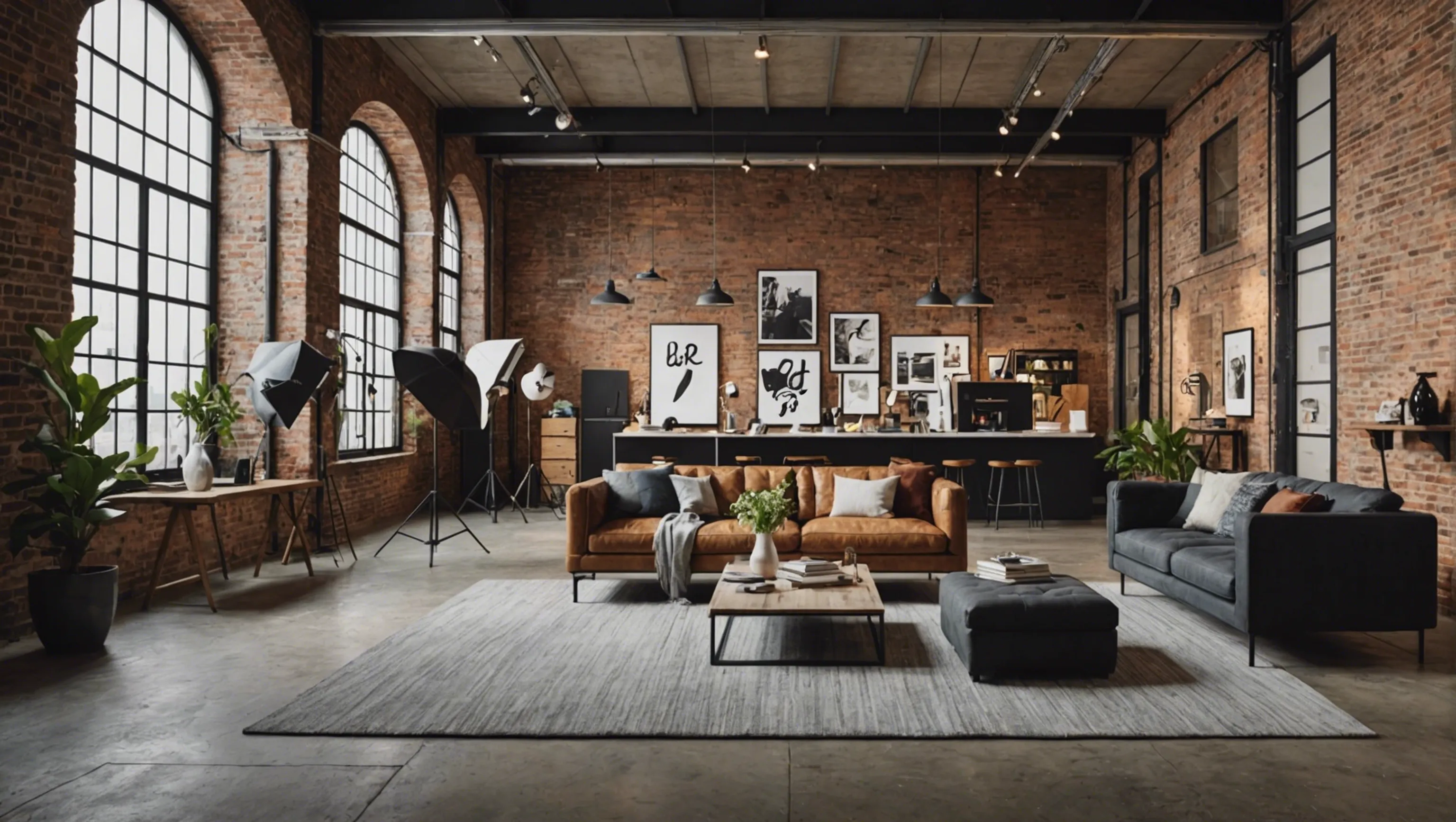 Utilisation d'un loft artistique pour le marketing et la communication