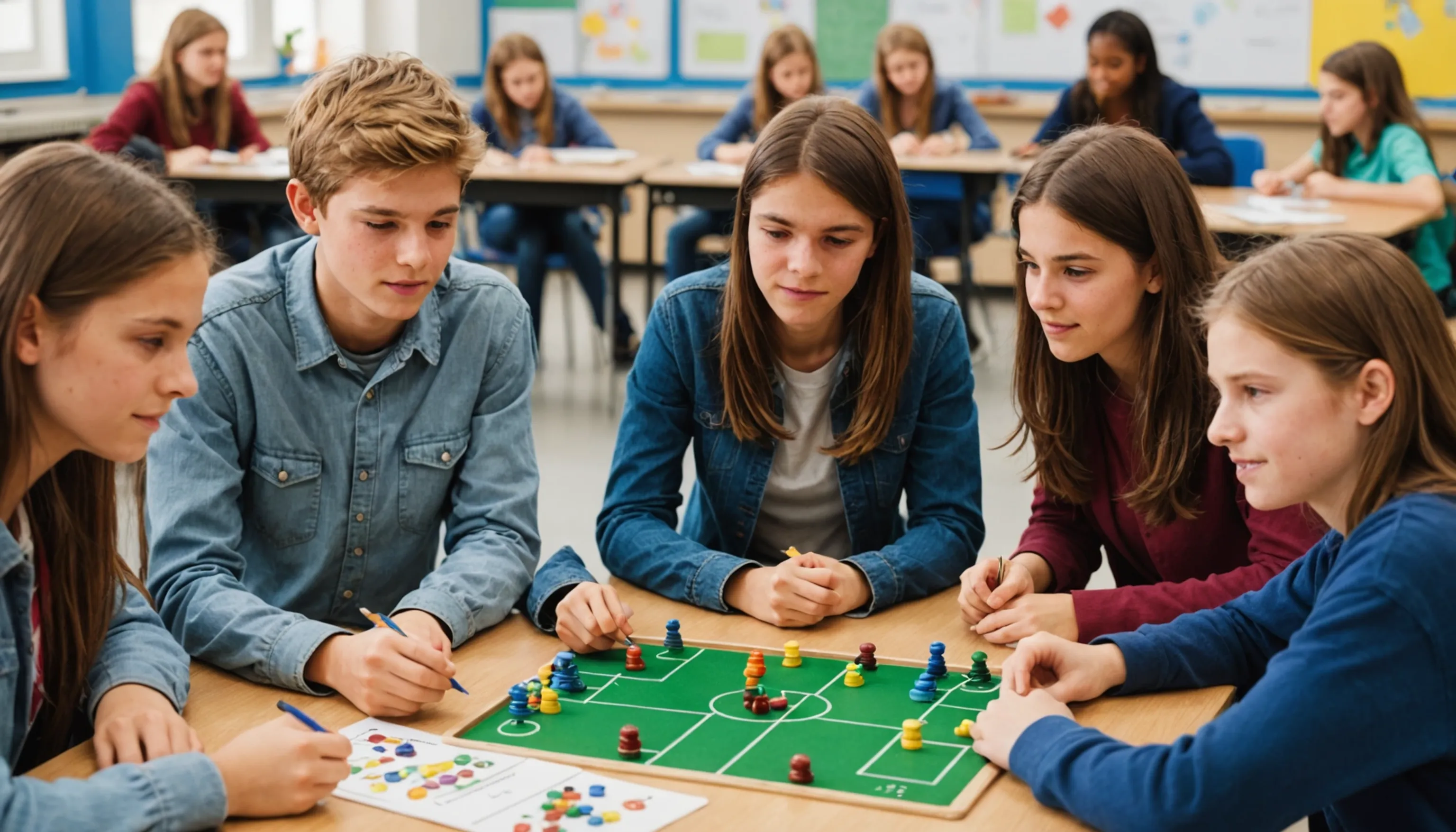 Engaging learning games for teenagers in the classroom