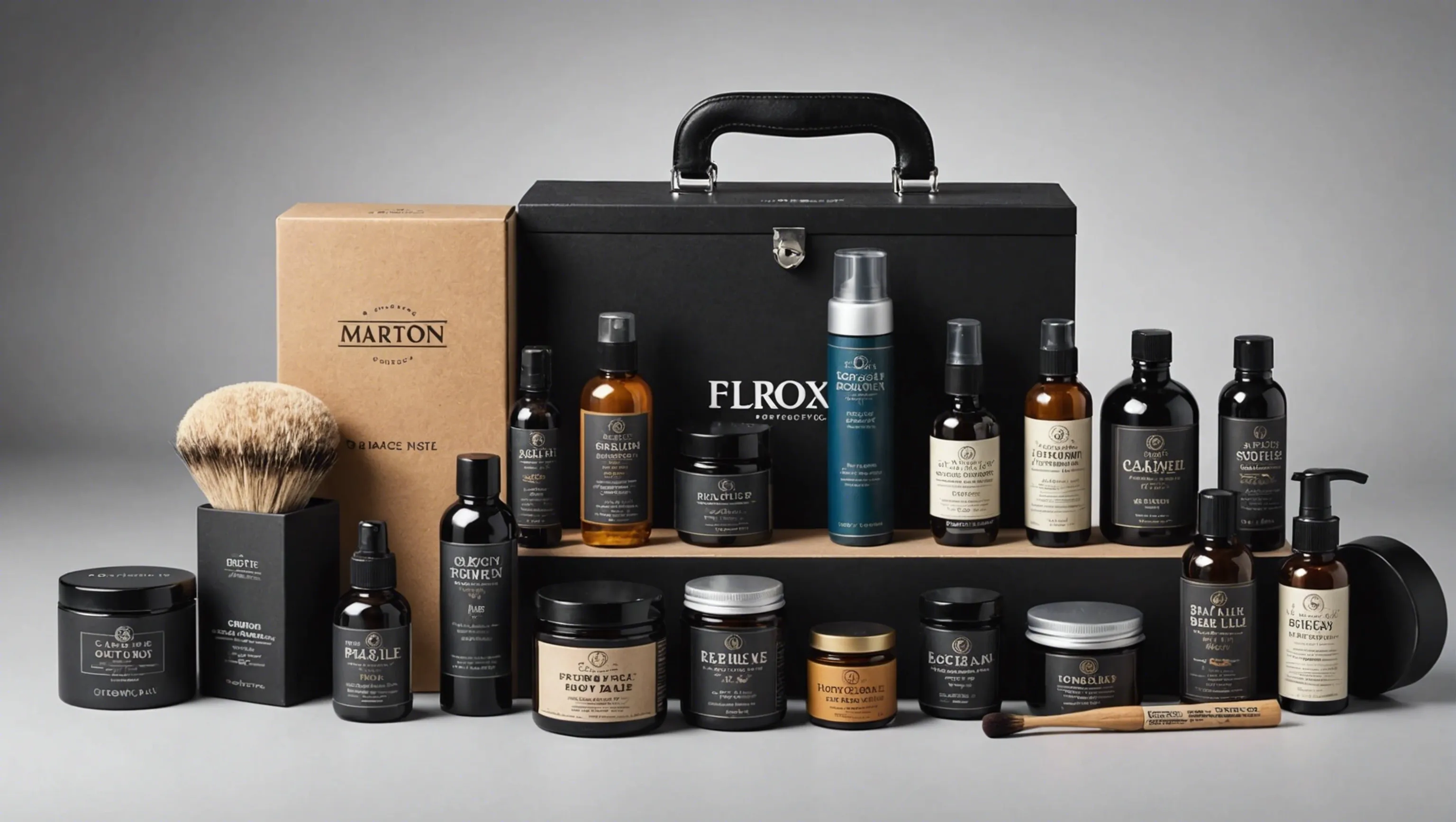 Un coffret box homme avec des produits variés